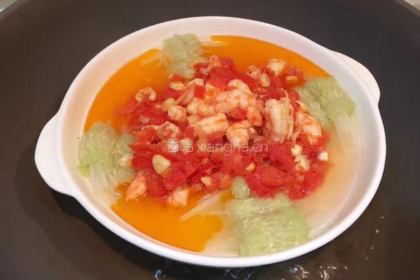 虾仁蒸水瓜的做法图解10