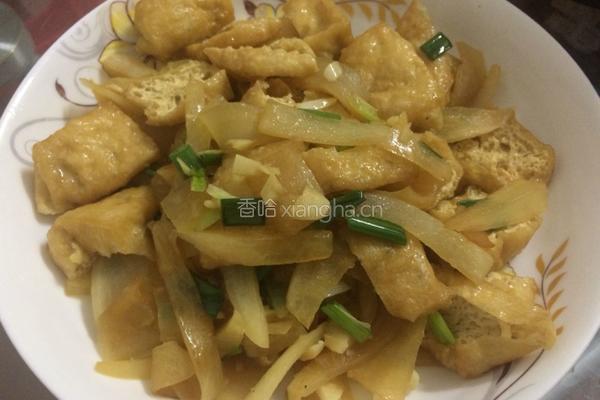 萝卜炒豆泡
