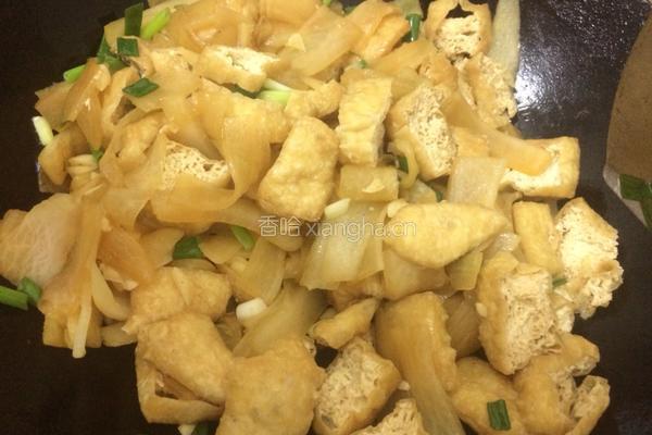 萝卜炒豆泡的做法图解8