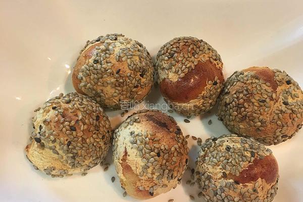 手工零食-芝麻小丸子（空气炸锅版）的做法图解9