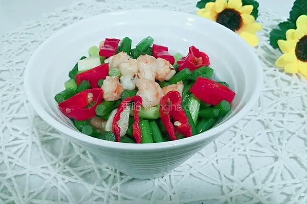 蒜薹虾叮的做法图解11