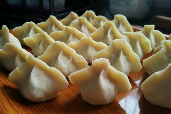 虾皮鸡蛋包菜饺子的做法图解22