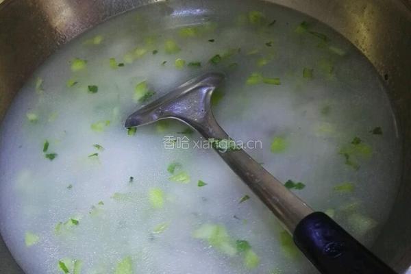 火腿肉丝菜泡饭的做法图解5