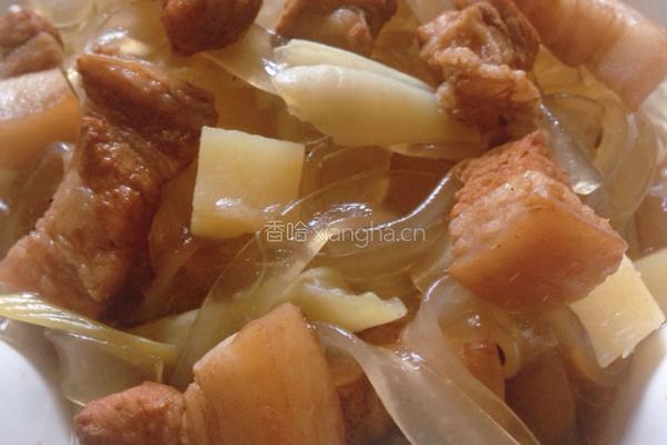 红烧肉炖菜的做法图解7
