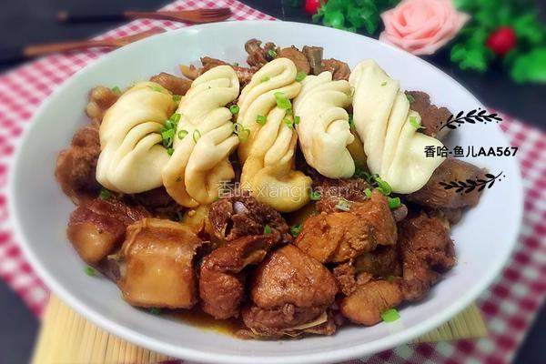 铁锅炖-排骨土豆花卷锅的做法图解26