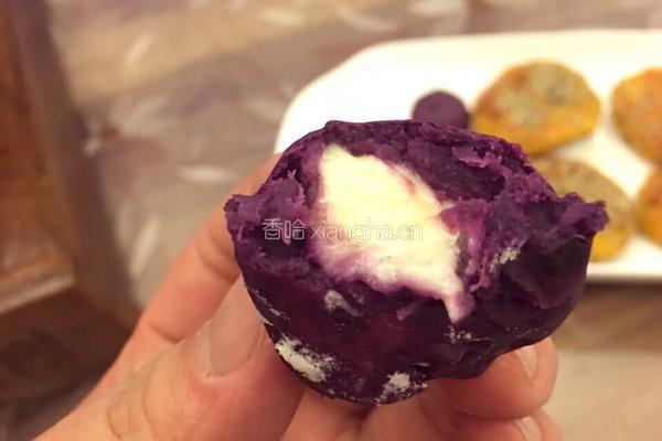 紫薯小丸子和南瓜煎饼的做法图解10