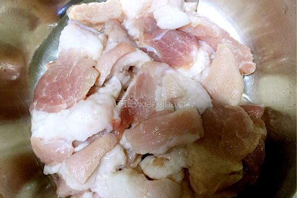 茭白烧肉的做法图解5
