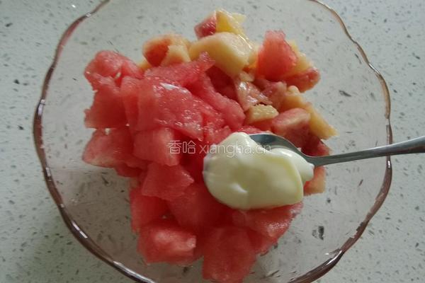 蜜桃西瓜沙拉的做法图解6
