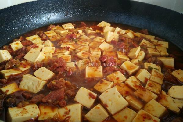 牛肉酱炖豆腐的做法图解10
