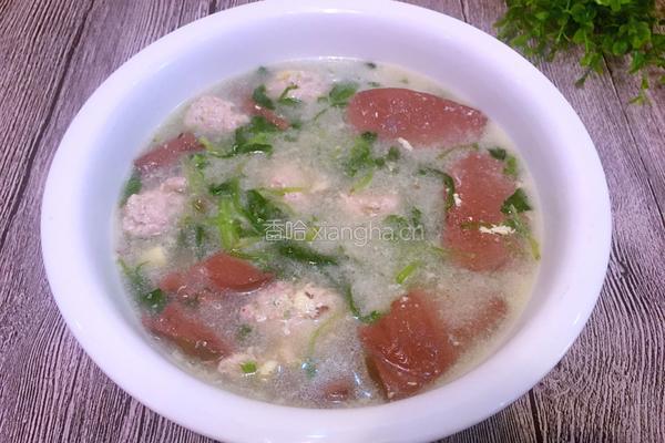 鸭血肉圆汤的做法图解20