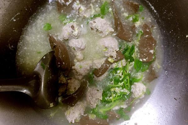 鸭血肉圆汤的做法图解19