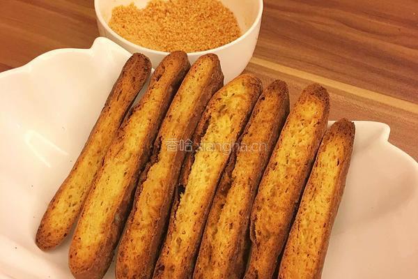 手工零食-花生味小脆条的做法图解1