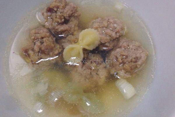 肉丸蝴蝶面?的做法图解3