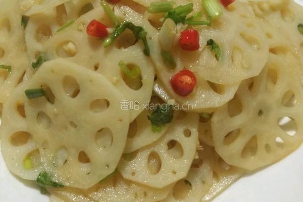 凉拌藕片的做法图解5