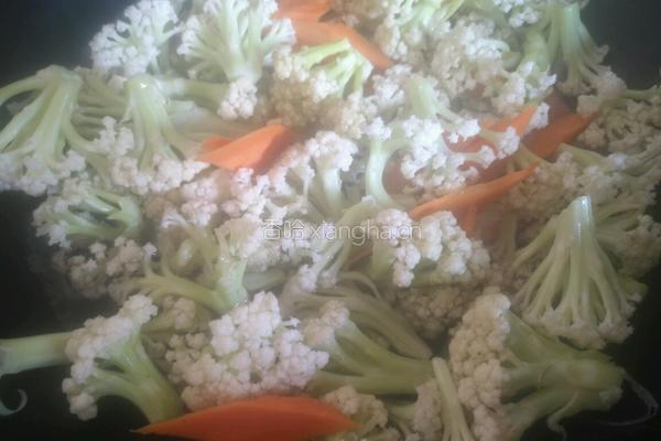 干锅菜花的做法图解2