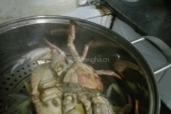 清蒸面包蟹的做法图解4