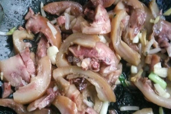 辣炒猪头肉的做法图解2