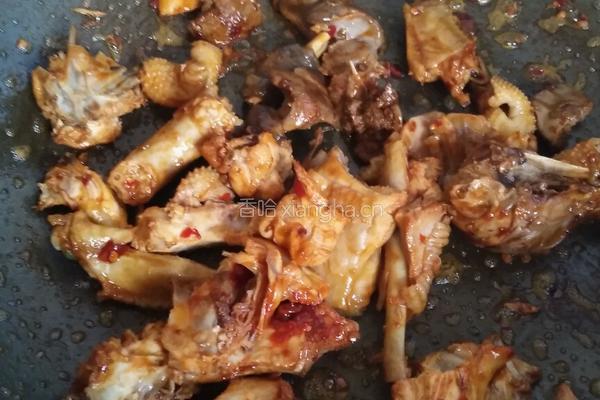 鸡肉焖豆角的做法图解3
