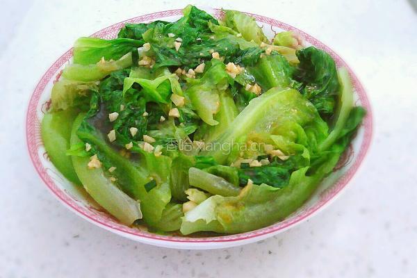 蚝油生菜的做法图解7
