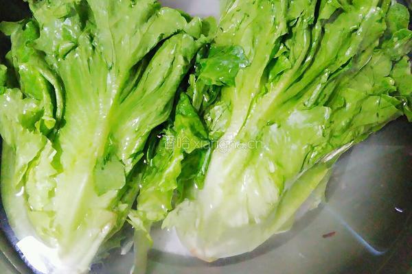 蚝油生菜的做法图解1