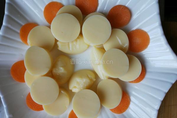 鸽蛋炖樱玉豆腐的做法图解2