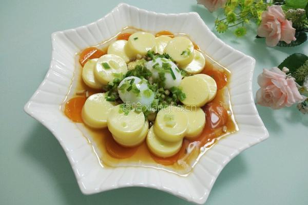 鸽蛋炖樱玉豆腐的做法图解6