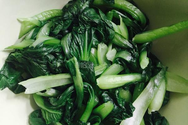 青菜粥的做法图解2