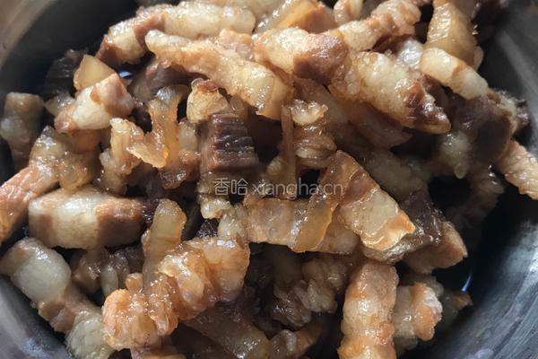咸肉丝的做法图解4