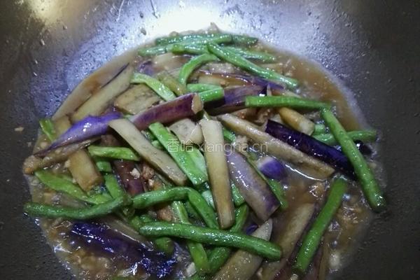 豆角烧茄子的做法图解8