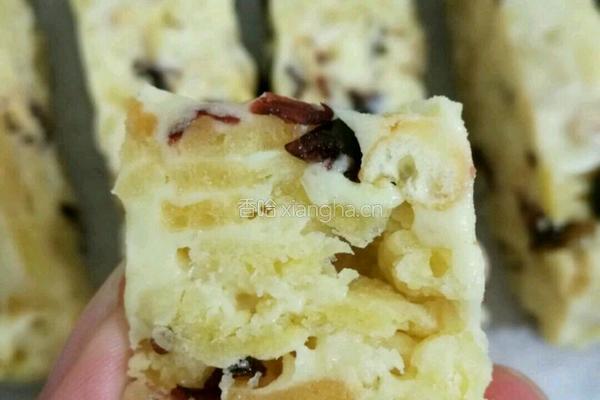 蔓越莓牛轧糖沙琪玛的做法图解7