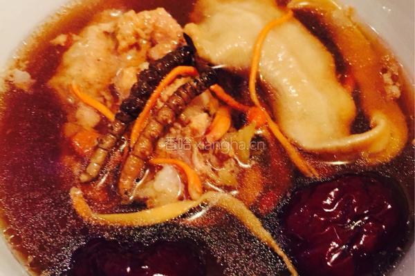 冬虫草花胶炖肉沫的做法图解9