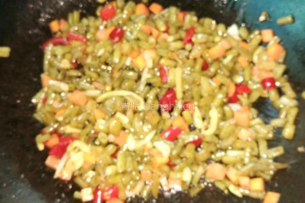 清炒酸豇豆的做法图解7