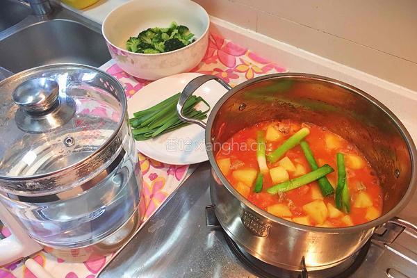 番茄土豆焖牛肉的做法图解9