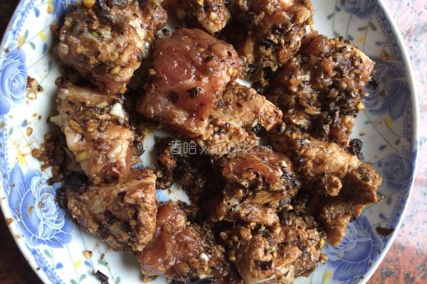 清蒸豆豉排骨的做法图解3