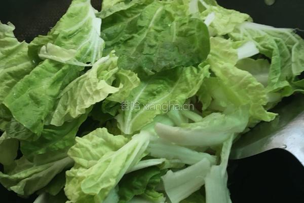 西红柿炒水白菜的做法图解6