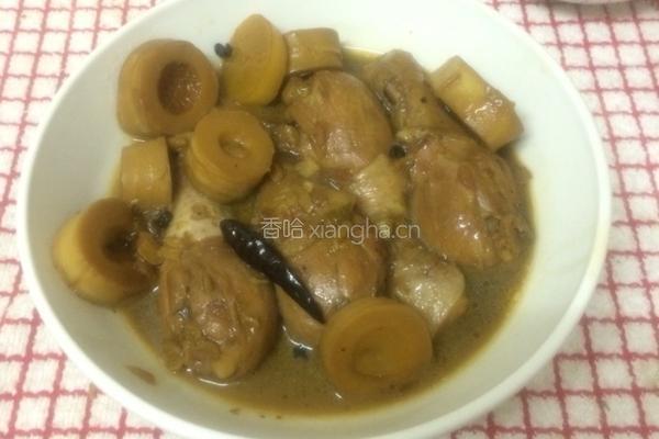 春笋焖鸡腿的做法图解7