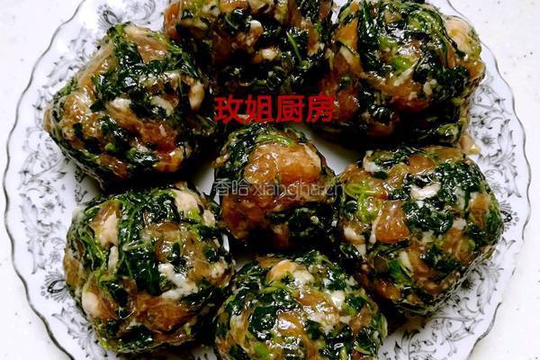 灰灰菜猪肉馅饼的做法图解5