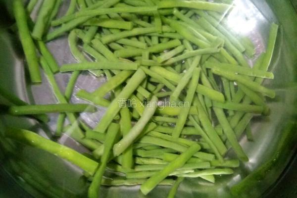 清炒豇豆的做法图解3