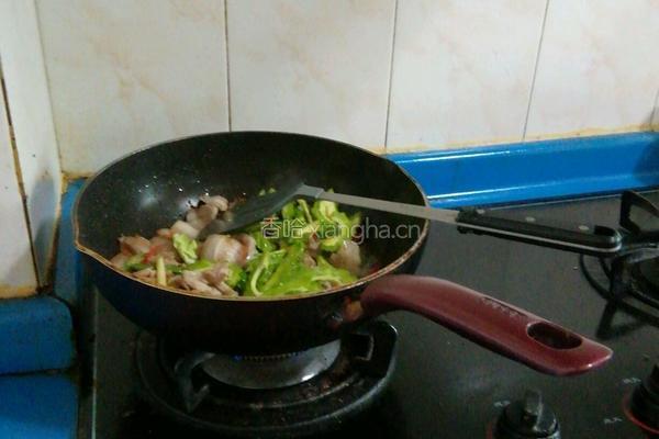 爆炒盐煎肉的做法图解4