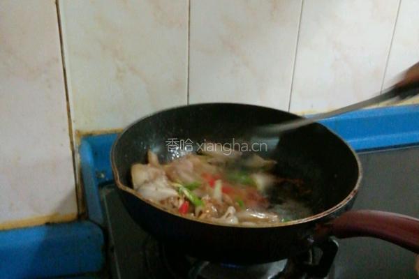爆炒盐煎肉的做法图解5