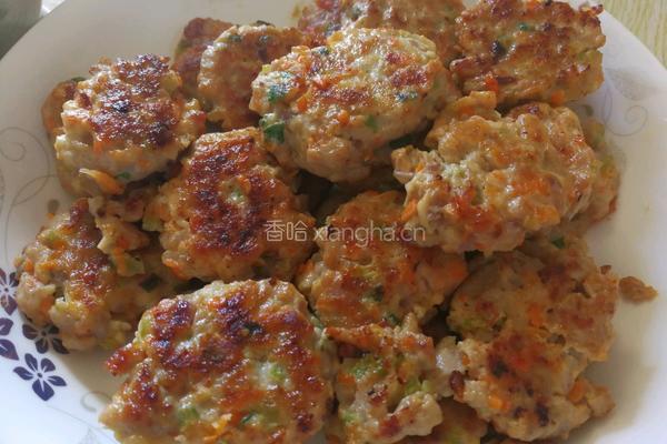 五彩肉饼的做法图解5