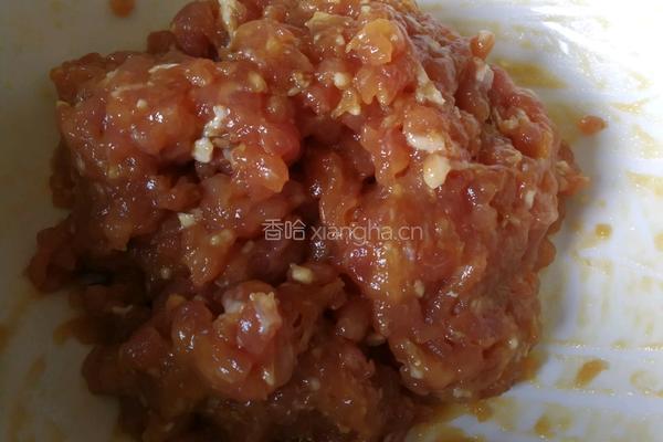 五彩肉饼的做法图解1