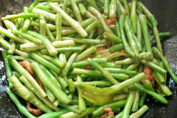 豆角烧肉的做法图解4