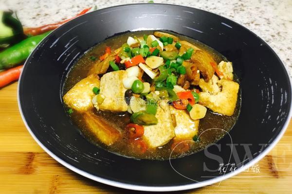 酱烧香豆腐的做法图解11
