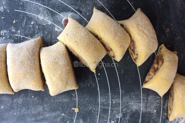 综合果蔬豆沙蝴蝶卷（不加水和面）的做法图解5