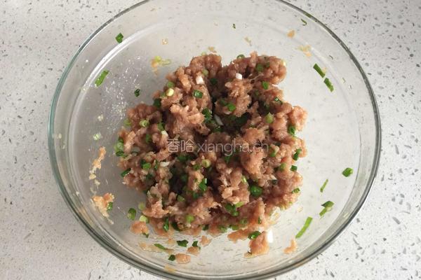 南瓜花酿肉的做法图解3