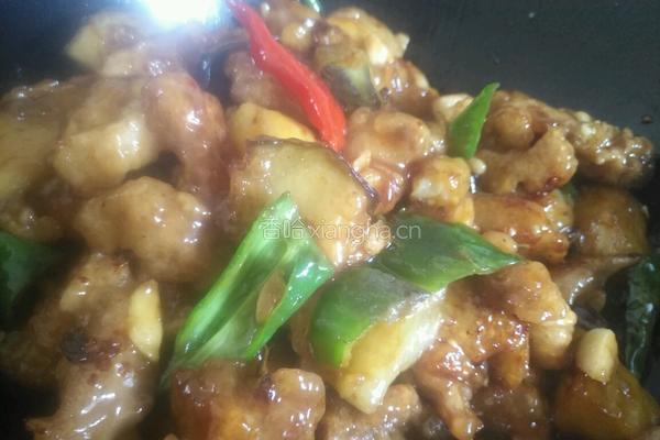 肉段地三鲜的做法图解11