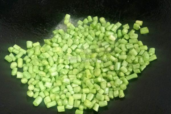 简易版酸豆角炒肉沫的做法图解4
