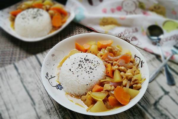 咖喱鸡肉饭的做法图解15