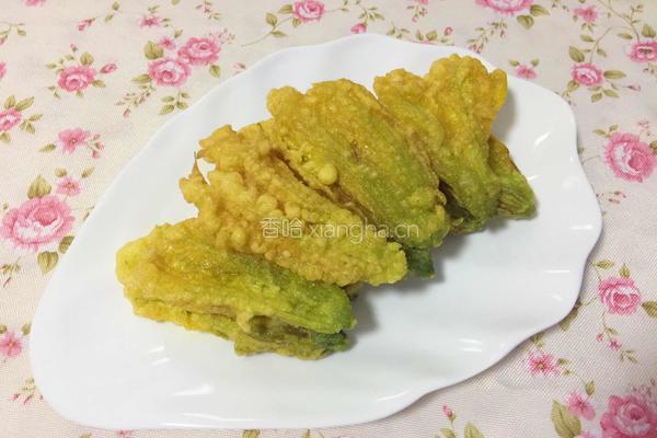 脆炸南瓜花的做法图解5